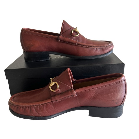 Gucci Shoes - Vintage Gucci Brown Leather Horsebit Loafers - Women’s Size 7